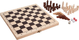 Small Foot - Houten Klassieke Spellen 3in1 in Kist