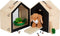 Small Foot - Houten Konijnenhok met Konijn Pluche, 15dlg.