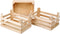 Small Foot - Houten Kratjes Groot 18x12x9,5cm, Set van 3