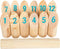 Small Foot - Houten Kubb met Nummers Werpspel in Tas, 13dlg.