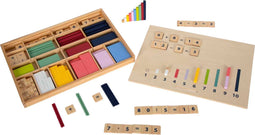 Small Foot - Houten Leerbox met Rekenstaven en Rekenblokjes Set