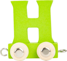 Small Foot - Houten Lettertrein Kleur - H