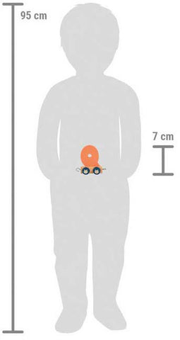 Small Foot - Houten Lettertrein Polar - Q