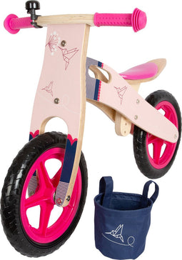 Small Foot - Houten Loopfiets Kolibrie Roze