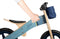 Small Foot - Houten Loopfiets Vliegtuig Blauw
