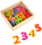 Small Foot - Houten Magnetische Cijfers Kleur. 37dlg.