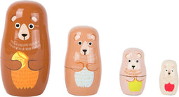 Small Foot - Houten Matroesjka Poppen Beren Familie