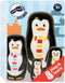 Small Foot - Houten Matroesjka Poppen Pinguin Familie