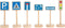 Small Foot - Houten Mini Verkeersbordenset, 25dlg.