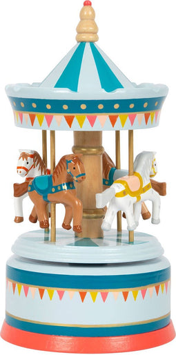 Small Foot - Houten Muziekdoos Draaimolen