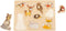 Small Foot - Houten Noppenpuzzel Bosdieren, 9st.
