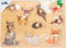 Small Foot - Houten Noppenpuzzel Bosdieren, 9st.