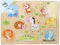 Small Foot - Houten Noppenpuzzel Dierentuin, 9st.