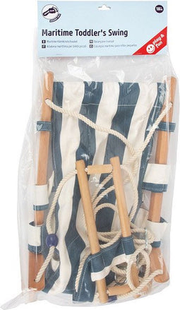Small Foot - Houten Peuterschommel Marineblauw, 120cm