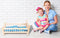 Small Foot - Houten Poppenbed Natuurlijk met Beddengoed, 4ld