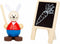 Small Foot - Houten Poppenhuis Konijnen School Klas Speelset