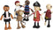 Small Foot - Houten Poppetjes Piraat Buigbaar, 6st.