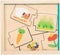 Small Foot - Houten Puzzel Dieren en hun Voedsel