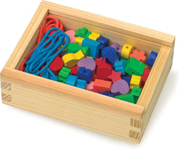 Small Foot - Houten Rijg Kralen, 84st.