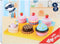 Small Foot - Houten Speeleten Cupcakes en Cake Set, 13dlg.