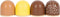 Small Foot - Houten Speeleten Marshmallows, 4dlg.