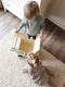 Small Foot - Houten Speelgoedbox en Trekfiguur Zebra Wildlife
