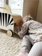 Small Foot - Houten Speelgoedbox en Trekfiguur Zebra Wildlife