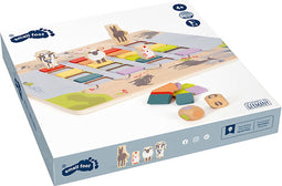 Small Foot - Houten Spel Brug Oversteken Dieren