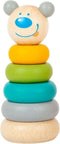 Small Foot - Houten Stapeltoren Dier Pastel, 6dlg.