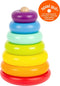 Small Foot - Houten Stapeltoren Regenboog, 7dlg.