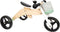 Small Foot - Houten Training Driewieler/Loopfiets 2in1 Saliegroen