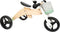 Small Foot - Houten Training Driewieler/Loopfiets 2in1 Saliegroen