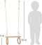 Small Foot - Houten Trapeze met Gymnastiekringen, 100cm