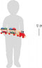 Small Foot - Houten Trein Transporter met Auto's, 11dlg.