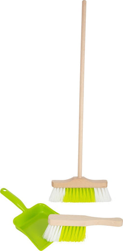 Small Foot - Houten Veegset met Bezem, 3dlg.