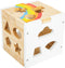 Small Foot - Houten Vormenstoof Kubus Regenboog,