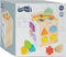 Small Foot - Houten Vormenstoof Kubus Regenboog,