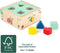Small Foot - Houten Vormenstoof met Blokken Natuur, 5dlg.