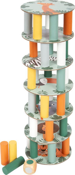 Small Foot - Houten Wiebeltoren Safari Spel