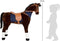 Small Foot - Rijpaard XL met Geluid Bruin