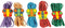 Small Foot - Springtouw Vlinder Kleur, Set van 5