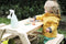 Small Foot - Zandbak met Zitgedeelte en Moddertafel