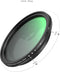 SMALLRIG - 52 mm Magnetische Variabele ND Filter Set - ND2-ND32 - Voor Telefoon