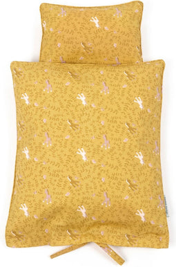 Smallstuff - Poppendeken Unicorn geel - Poppenbedjes