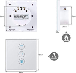 Smart Home WLAN Rolluikschakelaar - Intelligente Bediening & Energiebesparing