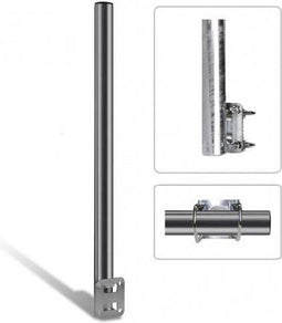 Smart SM80S Satelliet balustrade-beugel Zilver