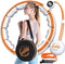 Smart Weighted Hula Hoop - Yalilia Infinity Hoop, Hula Hoops voor Volwassenen Gewichtsverlies, Afneembare Knopen Hoops Verstelbare Auto-Spinning Ball Buik Fitnessapparatuur voor Volwassenen