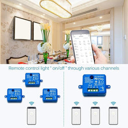 Smart WiFi Lichtschakelaar met App Afstandsbediening en Timer - Geschikt voor Domotica