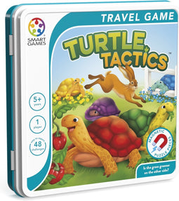 SmartGames - Turtle Tactics - denkpuzzel - vanaf 5 jaar - met magnetische puzzelstukken - 48 opdrachten