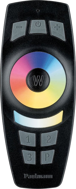 Smarthome ZB Gent afstandsbediening 2xAAA met wandhouder zwart kunststof